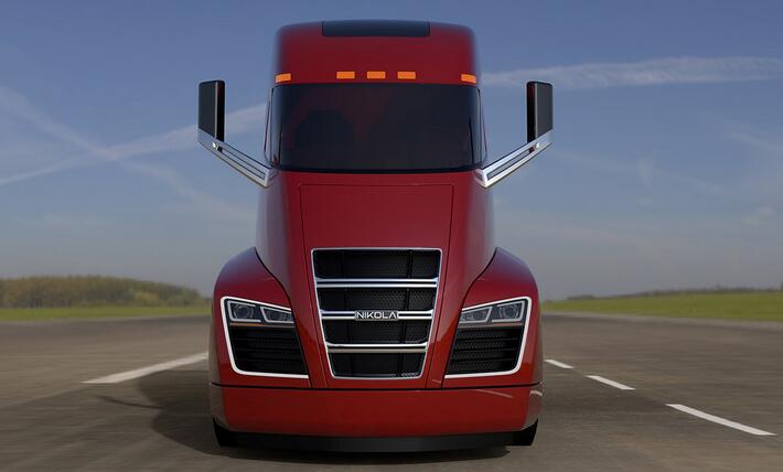 NikolaOne氢燃料长头卡车2020年开始发售