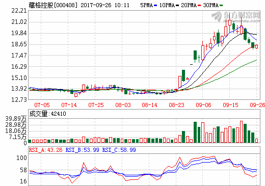 藏格控股：年产2万吨电池级碳酸锂项目已启动