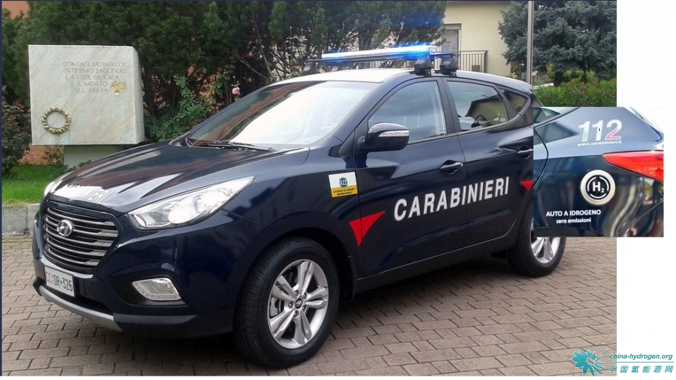 意大利警方引进FCV 服役到2018年8月31日