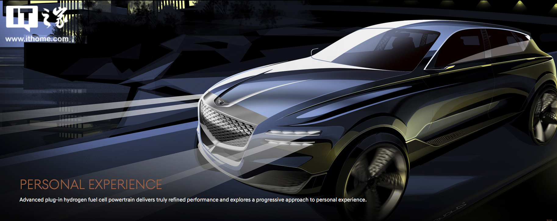 搭载氢燃料电池系统：Genesis GV80测试车曝光