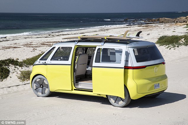 大众最新版电动多功能车I.D.Buzz将于2020年上路