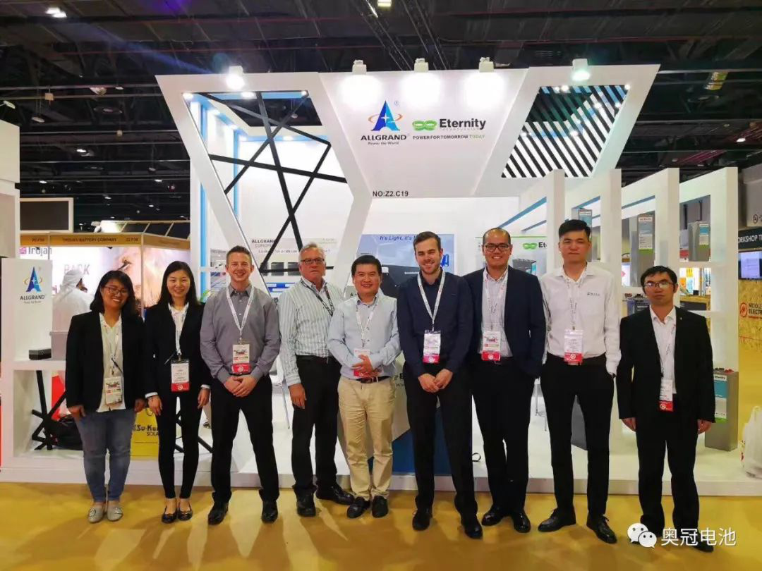 2018迪拜太阳能展会圆满落幕 奥冠电池获多家参展客商青睐和好评