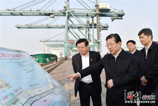 河北省委书记王东峰来沧州明珠调研 强调要创新发展、绿色发展