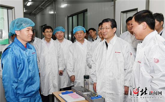 河北省委书记王东峰来沧州明珠调研 强调要创新发展、绿色发展