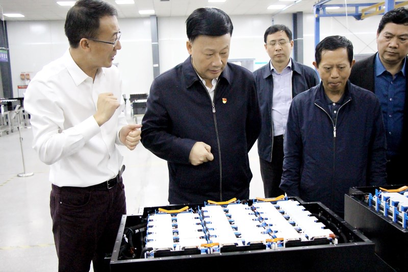 宜春市委副书记、市政府市长王水平一行到远东福斯特调研