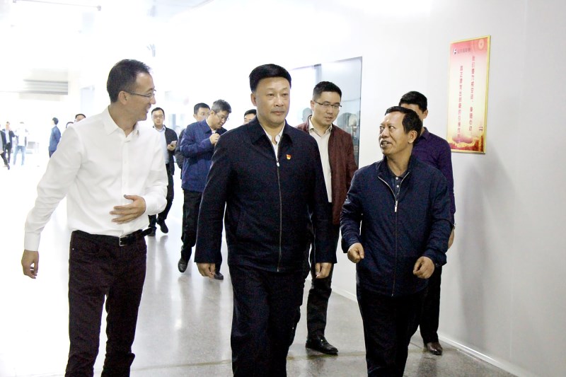 宜春市委副书记、市政府市长王水平一行到远东福斯特调研