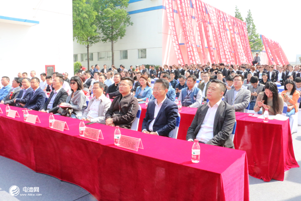 惠强新材二期年产1.5亿平动力隔膜投产仪式现场