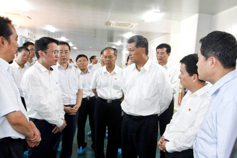 广东省省长马兴瑞、广汽董事长曾庆洪等考察天臣新能源电芯生产基地