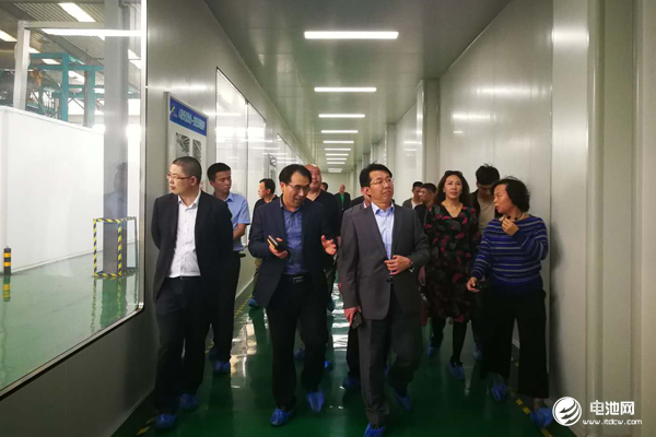 中关村新型电池技术创新联盟秘书长于清教一行调研天力锂能