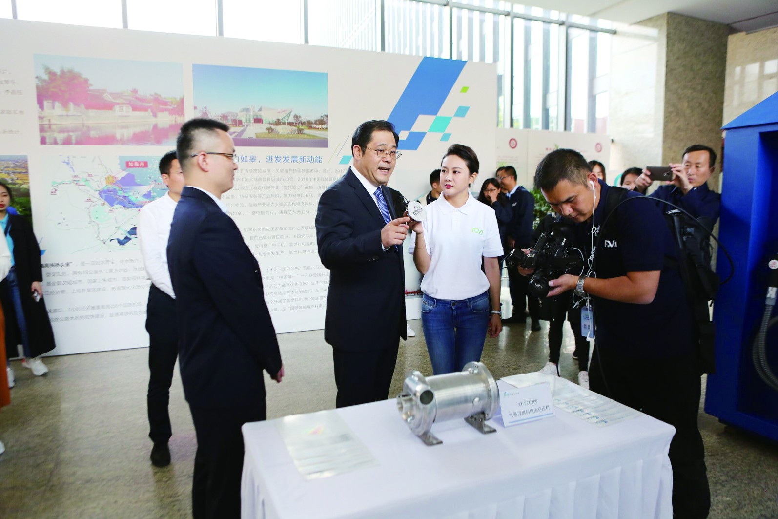 长三角氢能燃料电池汽车科普巡游活动在如皋始发