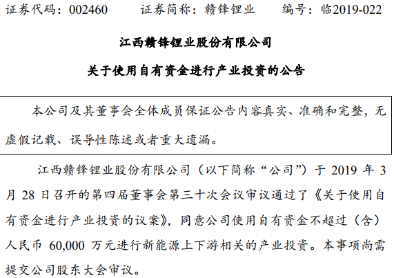 赣锋锂业