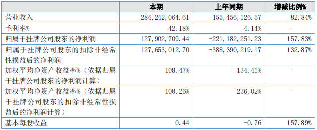 纽米科技2021年主要会计数据和财务指标（单位：元）