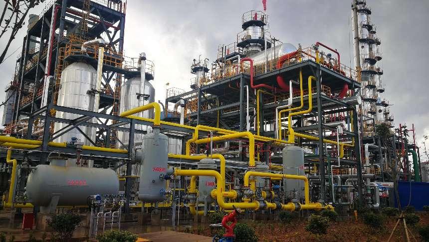 云南祥丰石化有限公司厂区（安宁工业园区 供图）