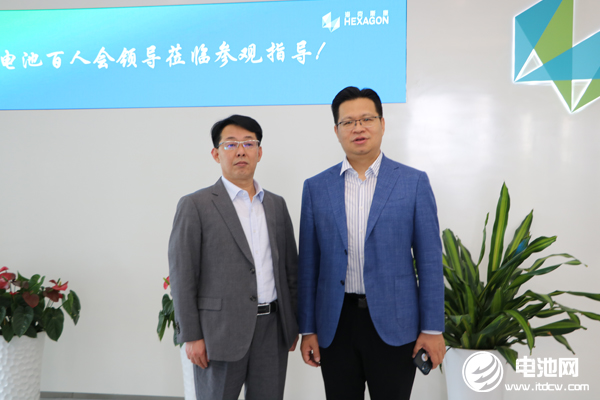 中关村新型电池技术创新联盟秘书长于清教一行参观考察海克斯康制造智能
