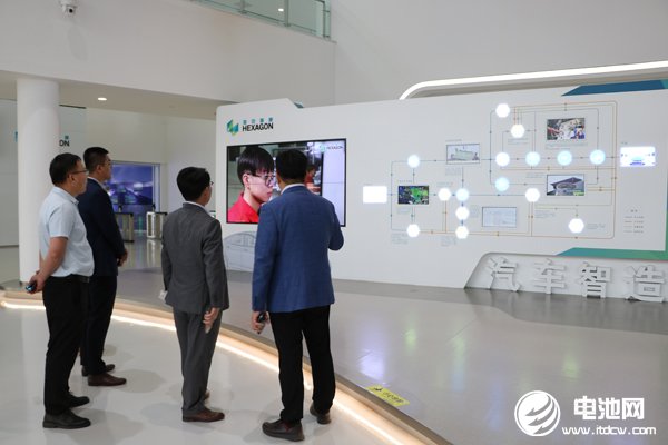 中关村新型电池技术创新联盟秘书长于清教一行参观考察海克斯康制造智能