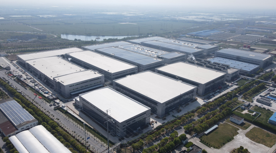 圖片：孚能科技鎮江工廠是一座被認證的“碳中和”工廠