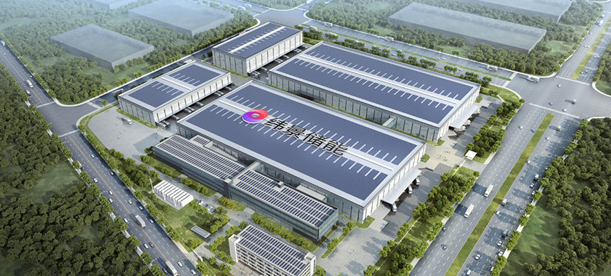 纬景储能珠海超G工厂鸟瞰图