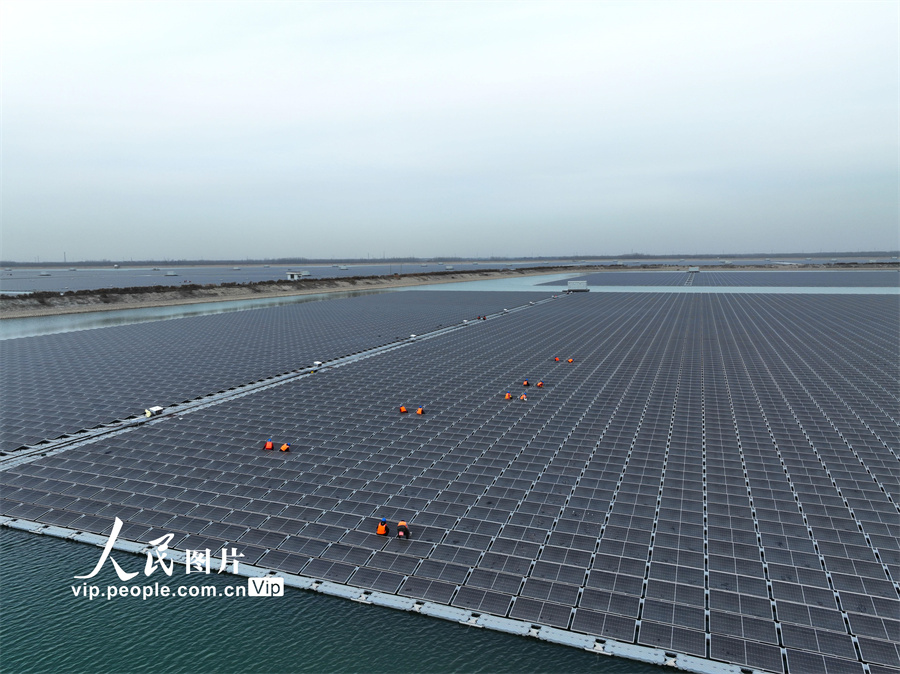 山东聊城：202兆瓦水上漂浮式光伏电站即将投产发电