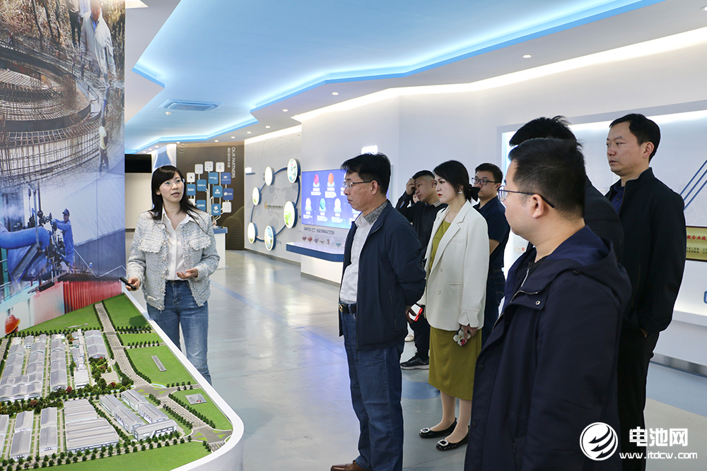 中国电池新能源产业链调研团一行参观考察腾远钴业