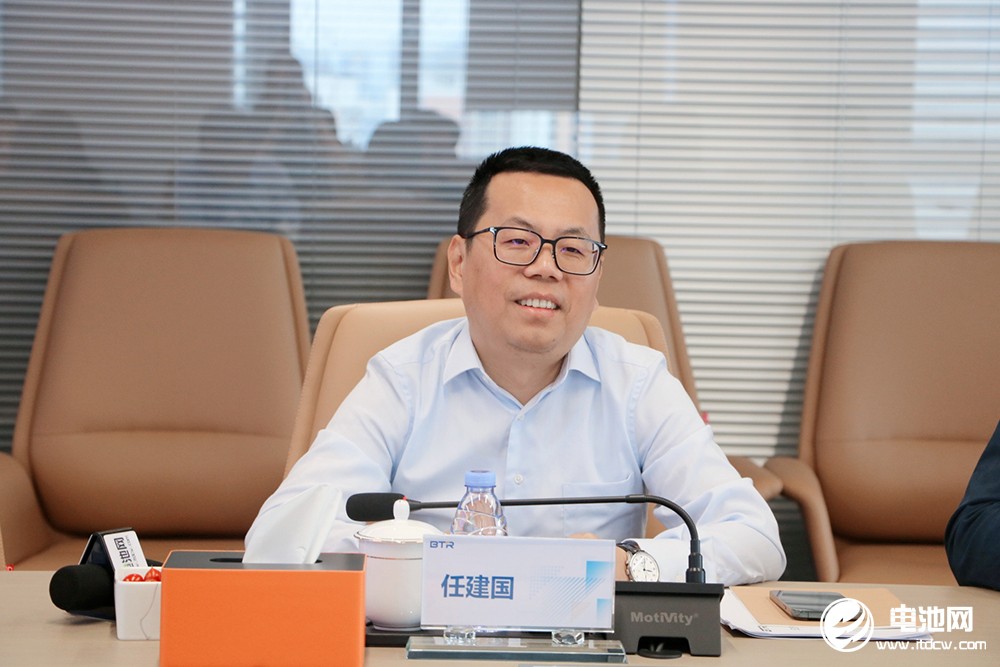 中国电池新能源产业链调研团一行到访贝特瑞