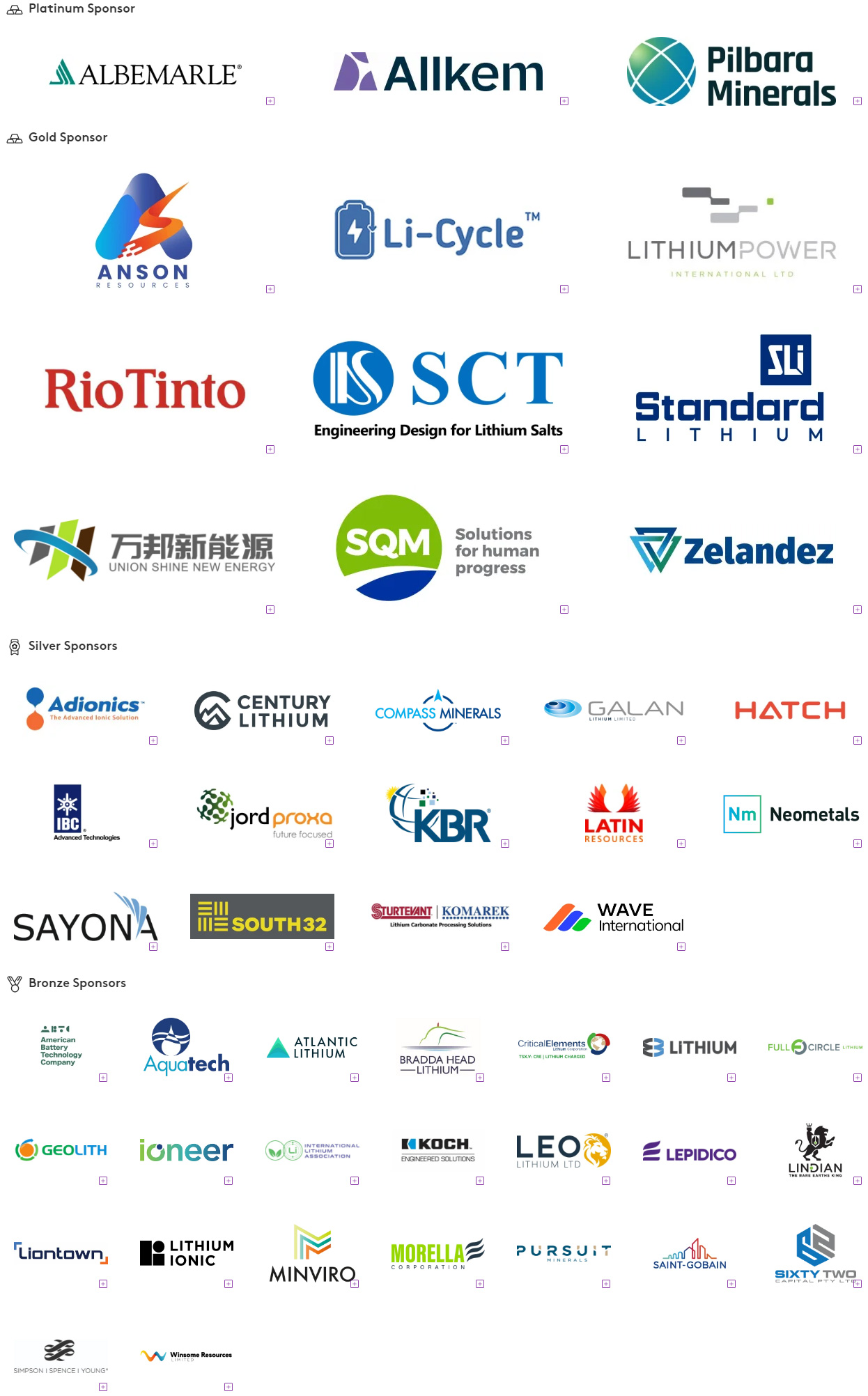 赞助与合作伙伴