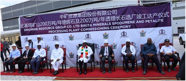 津巴布韦Bikita锂矿200万吨/年透锂长石生产线和200万吨/年锂辉石生产线达产 图/中矿资源