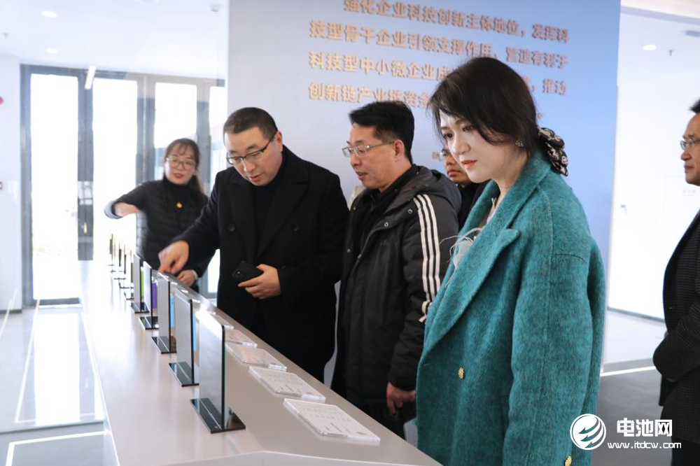 中国电池新能源产业链调研团一行参观考察天鹏电源