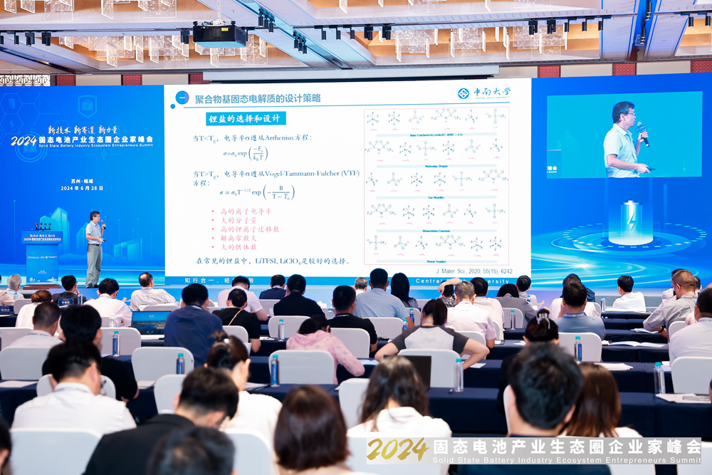 2024固态电池产业生态圈企业家峰会现场