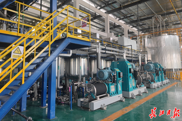 武汉启钠新能源科技有限公司千吨级生产线 图/长江日报