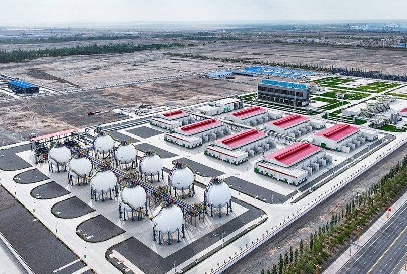 隆基氢能中国石化全球首个万吨级绿氢项目