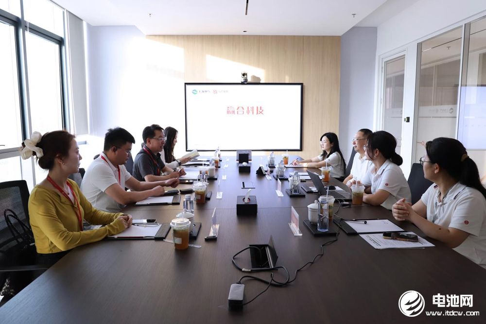 中国电池新能源产业链调研采访团（广东站）一行到访赢合科技