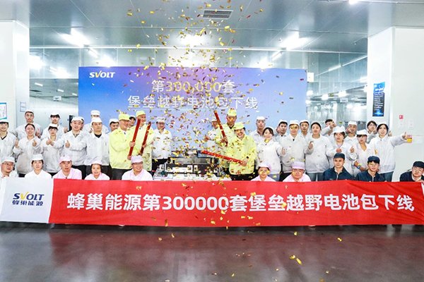 三大核心架构凸显技术优势 蜂巢能源第30万套堡垒电池下线