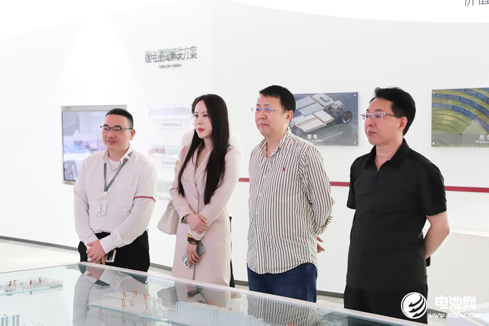 中国电池新能源产业链调研采访团（广东站）一行到访利元亨