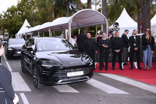 比亚迪旗下多款车型亮相戛纳电影节，向世界展示中国智造！