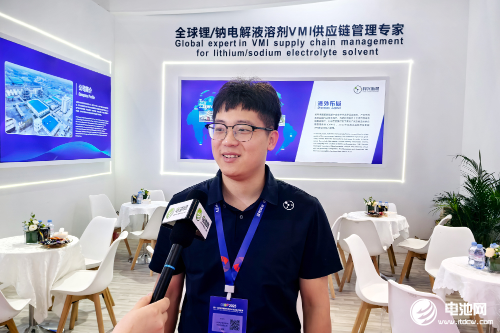 利兴新材市场负责人孙钦鹏