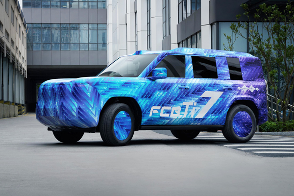 方程豹钛7官方伪装照曝光 霸气方盒子“一眼大”