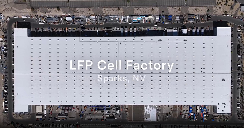 特斯拉北美首座磷酸铁锂电池厂即将完工