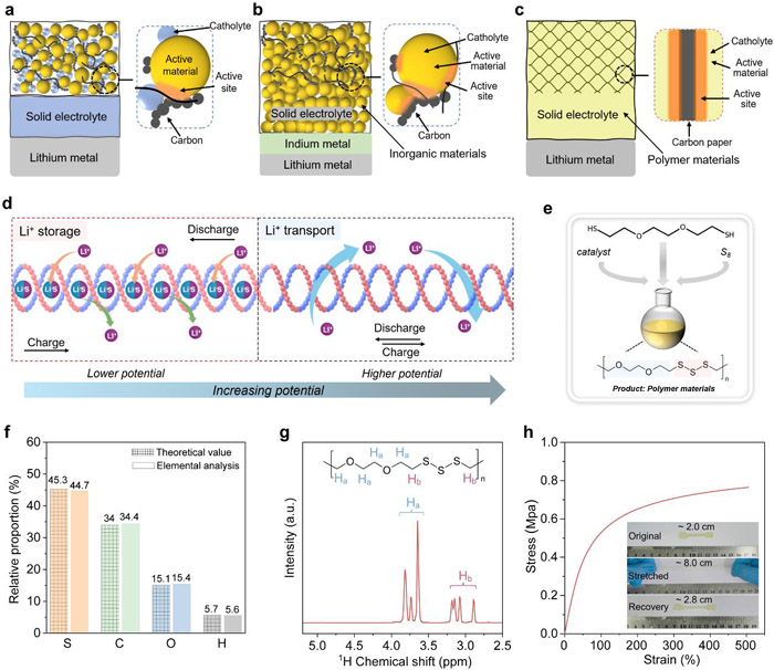 图1. 一体化聚合物电极-电解质材料的设计 图片来源：中国科学院金属研究所