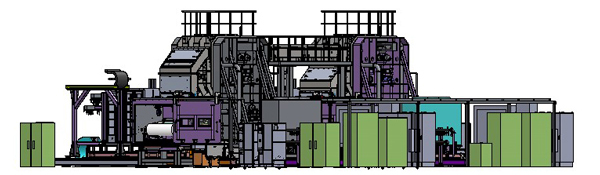 真空磁控溅射蒸发复合镀膜机(可双面镀铜镀铝) 真空磁控溅射蒸发复合镀膜机(可双面镀铜镀铝)