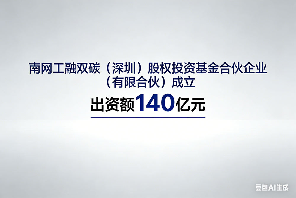 南网工融双碳（深圳）股权投资基金合伙企业（有限合伙）成立