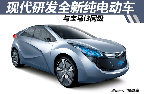 韩国现代研发全新纯电动车 与宝马i3同级