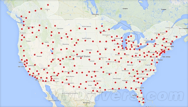 特斯拉超级充电站