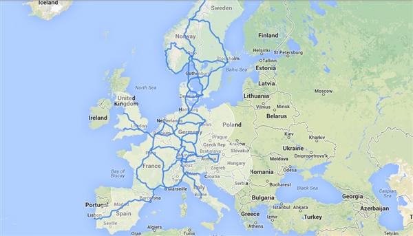 特斯拉超级充电站