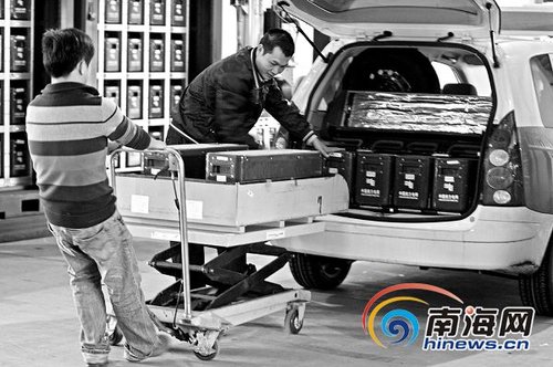 海口纯电动的士跑得累 电池充满只能跑100公里