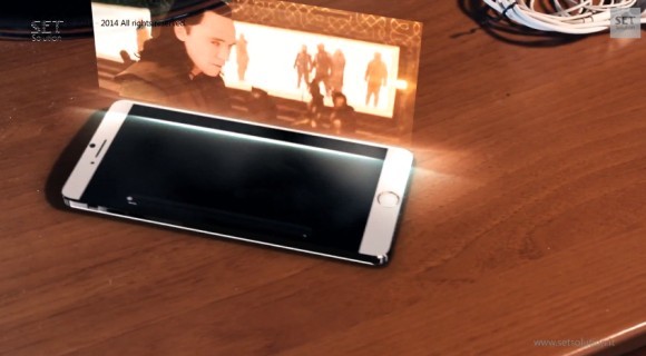 苹果iPhone6概念设计曝光 搭载微型全息投影功能