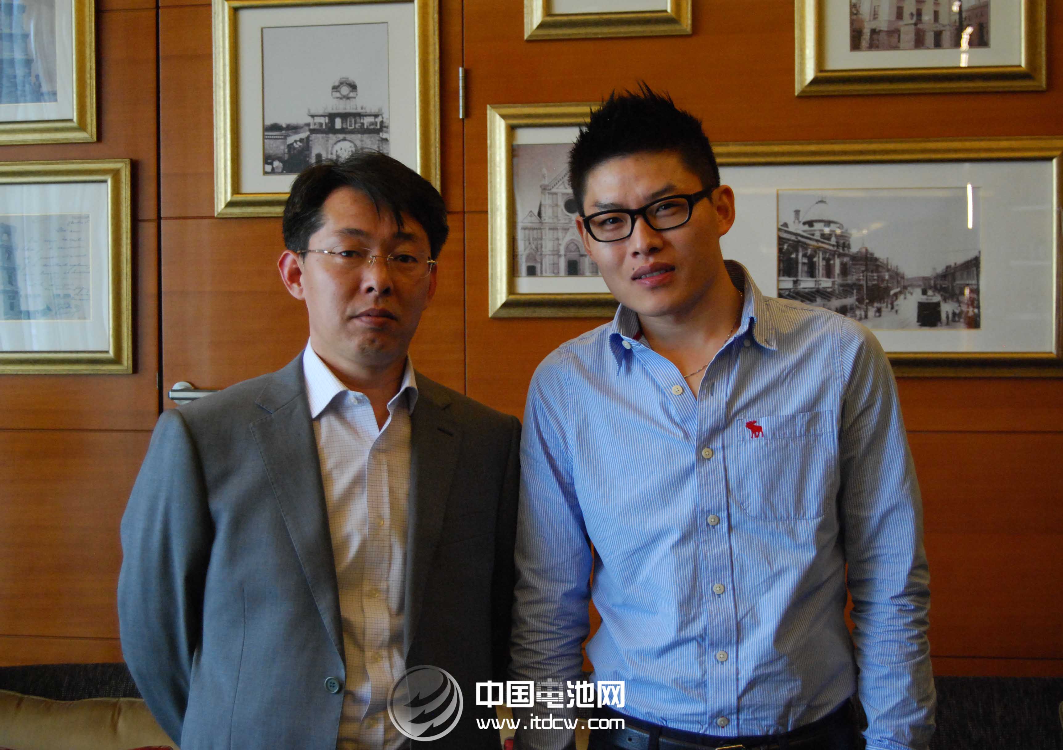 中国电池网CEO在天津与邦禾检测总经理苗春茂对话