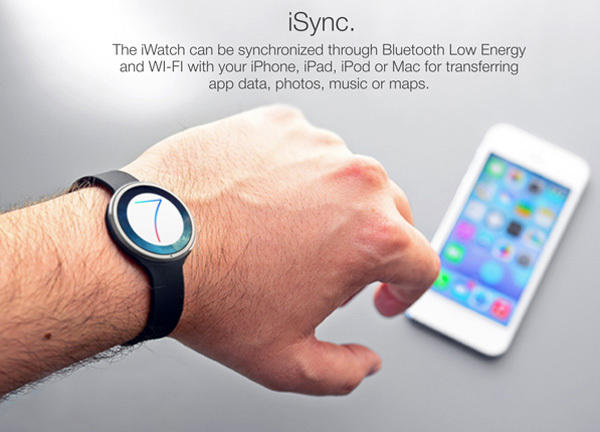 苹果iWatch圆形外观设计  这是你的菜吗？