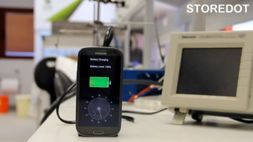 StoreDot生物有机电池技术曝光：30秒内充满电