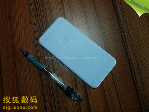 苹果iPhone 6最新谍照曝光 后盖或为全铝合金设计