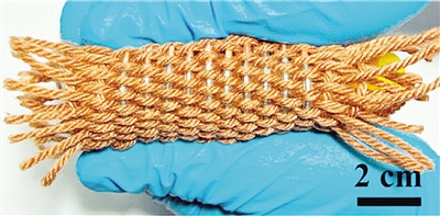 纤维状碳纳米管电池可编织成高性能“能源衣”